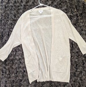 Old Navy cream knit cardigan